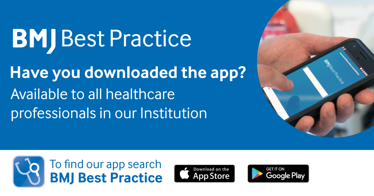 Have you downloaded the app? Available to all professionals in our institution.